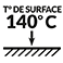 Température de surface : 140°